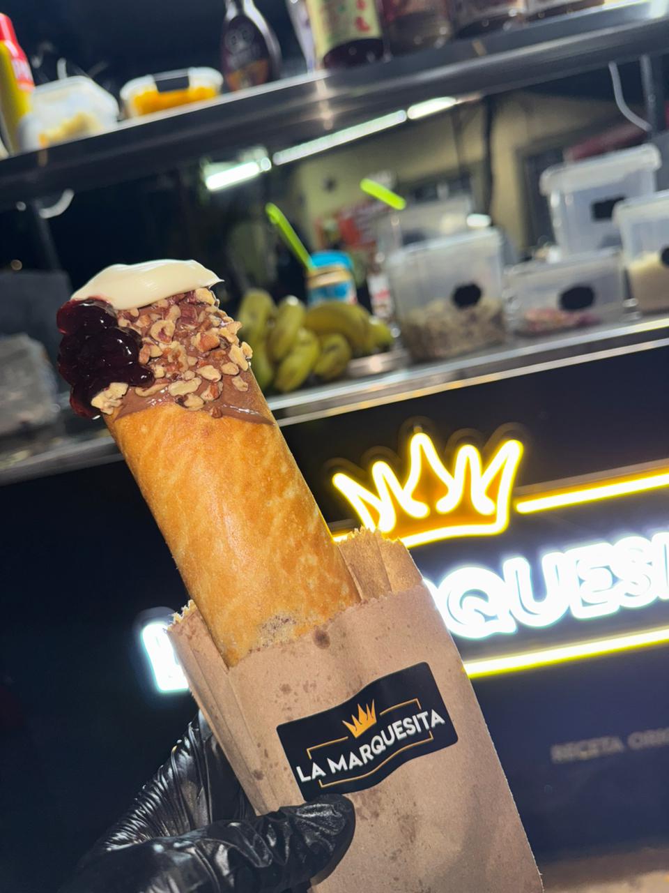 Marquesita nuez y frutos